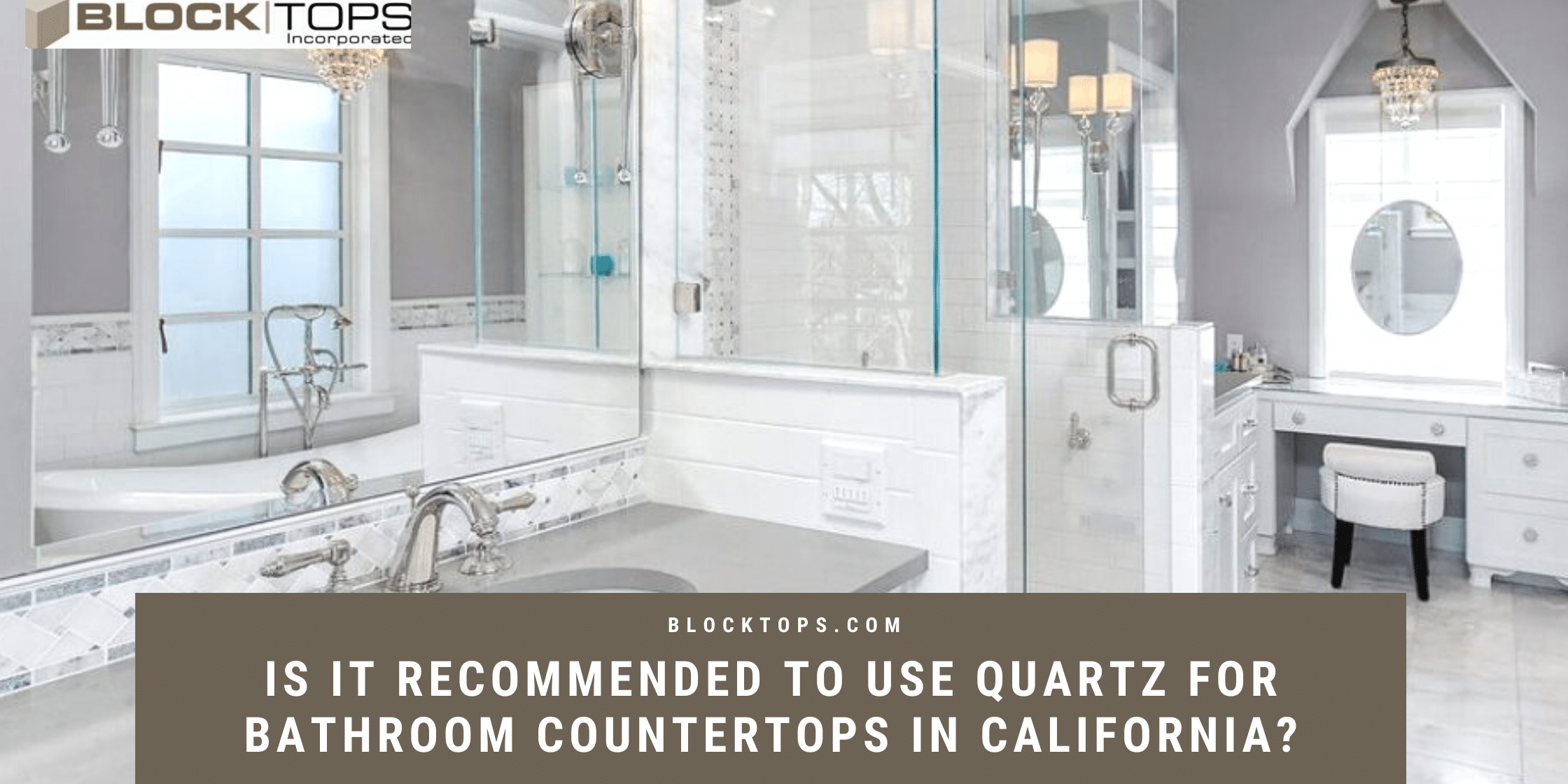 Quartz for bathroom countertops
