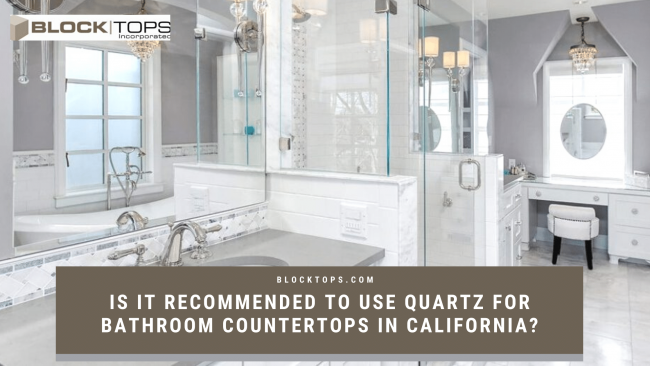Quartz for bathroom countertops