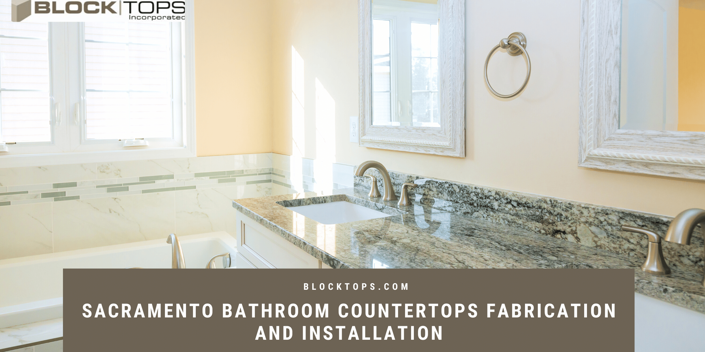 Sacramento Bathroom Countertops Fabrication and Installation