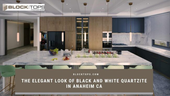 The Elegant Look of Black and White Quartzite in Anaheim CA
