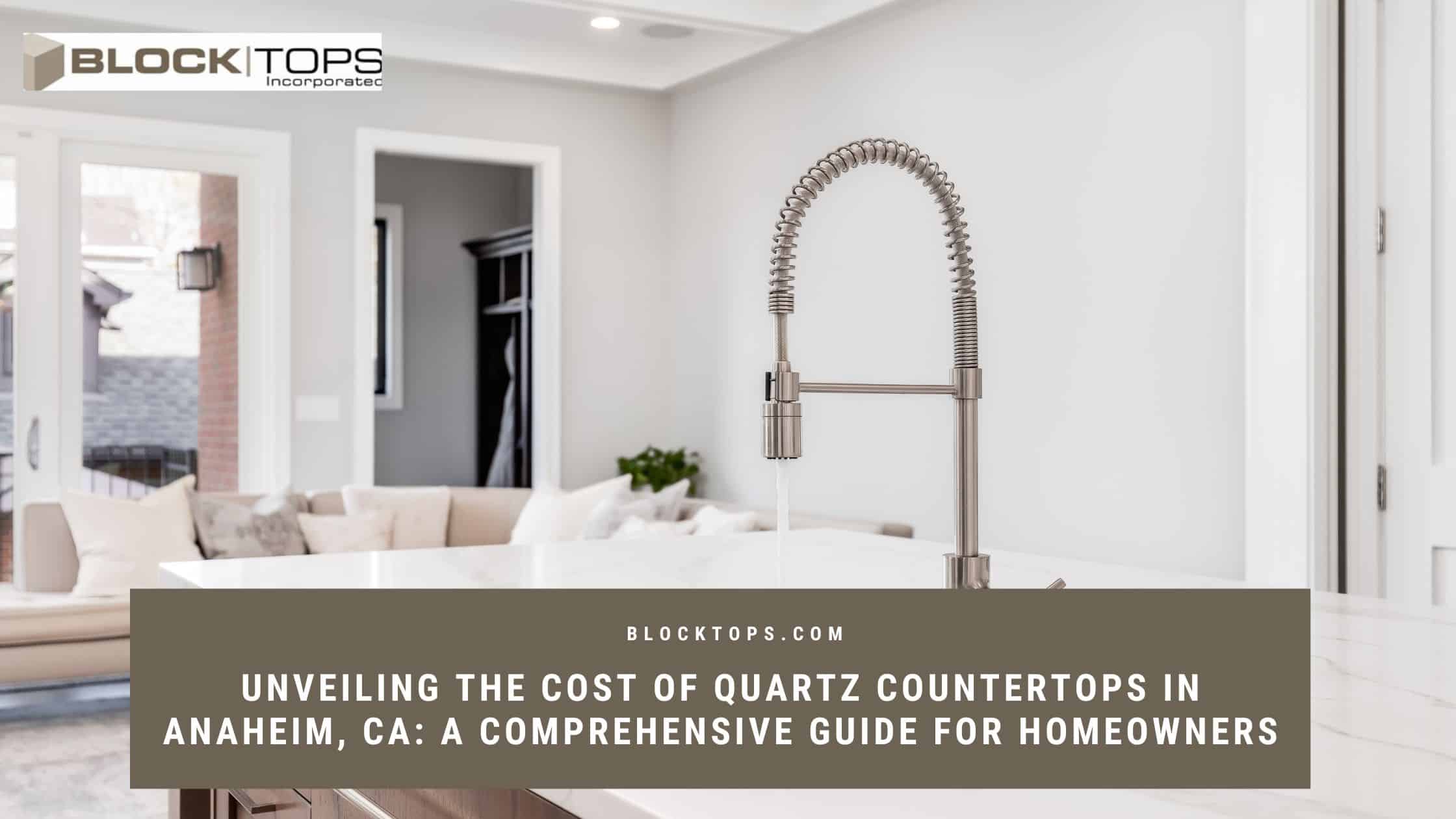 Cost of quartz countertops in Anaheim