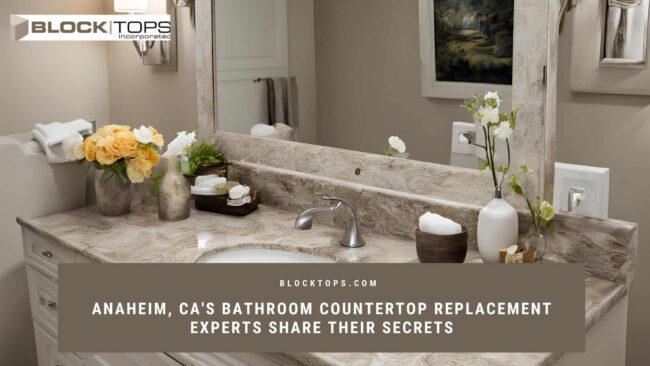 bathroom countertop replacement in Anaheim
