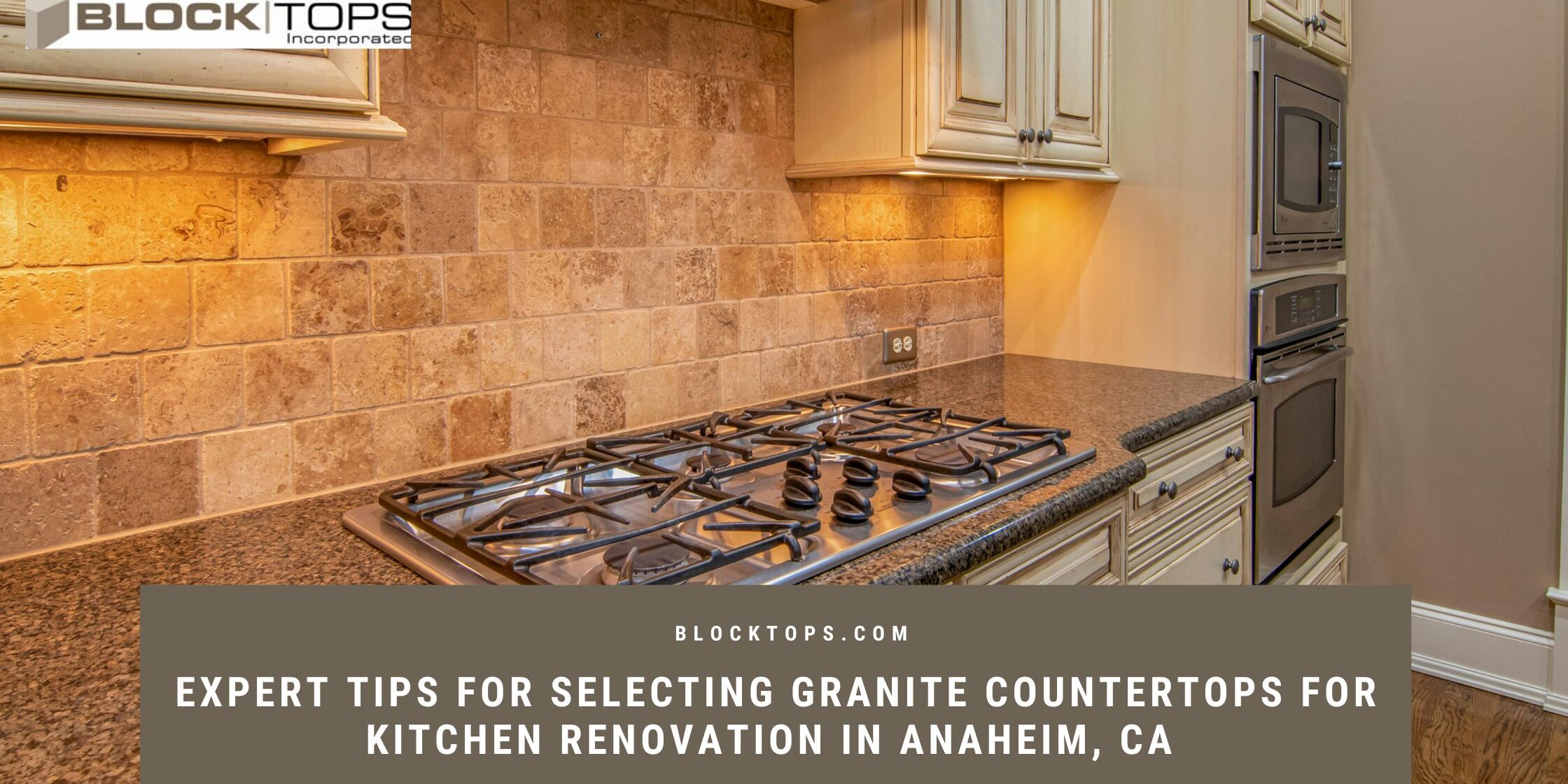 Granite countertops for kitchen renovation in Anaheim