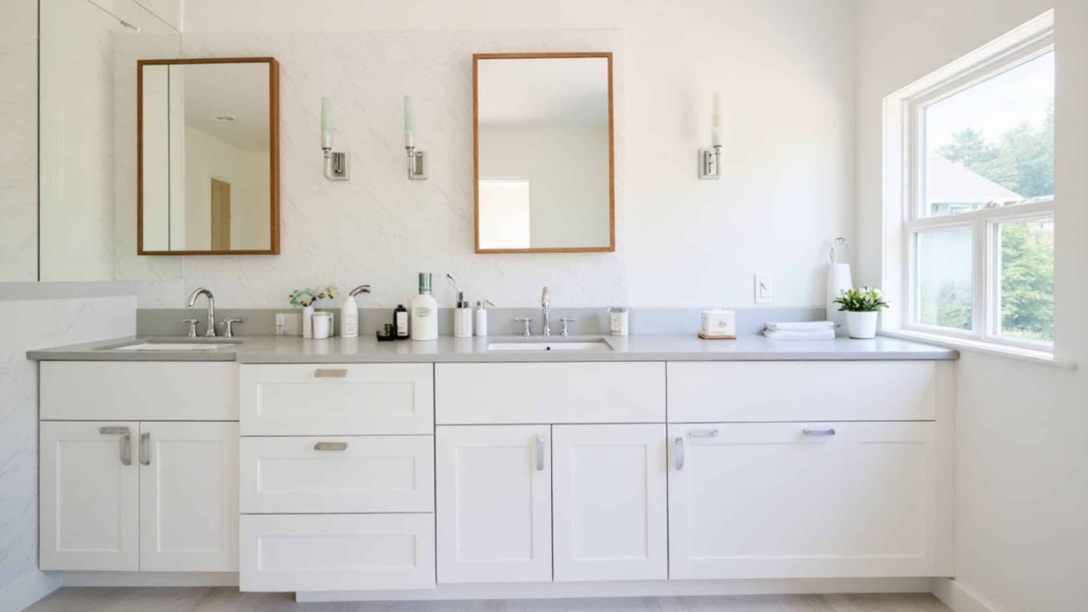 Quartz bathroom countertops in Anaheim, CA Quartz bathroom countertops in Anaheim, CA