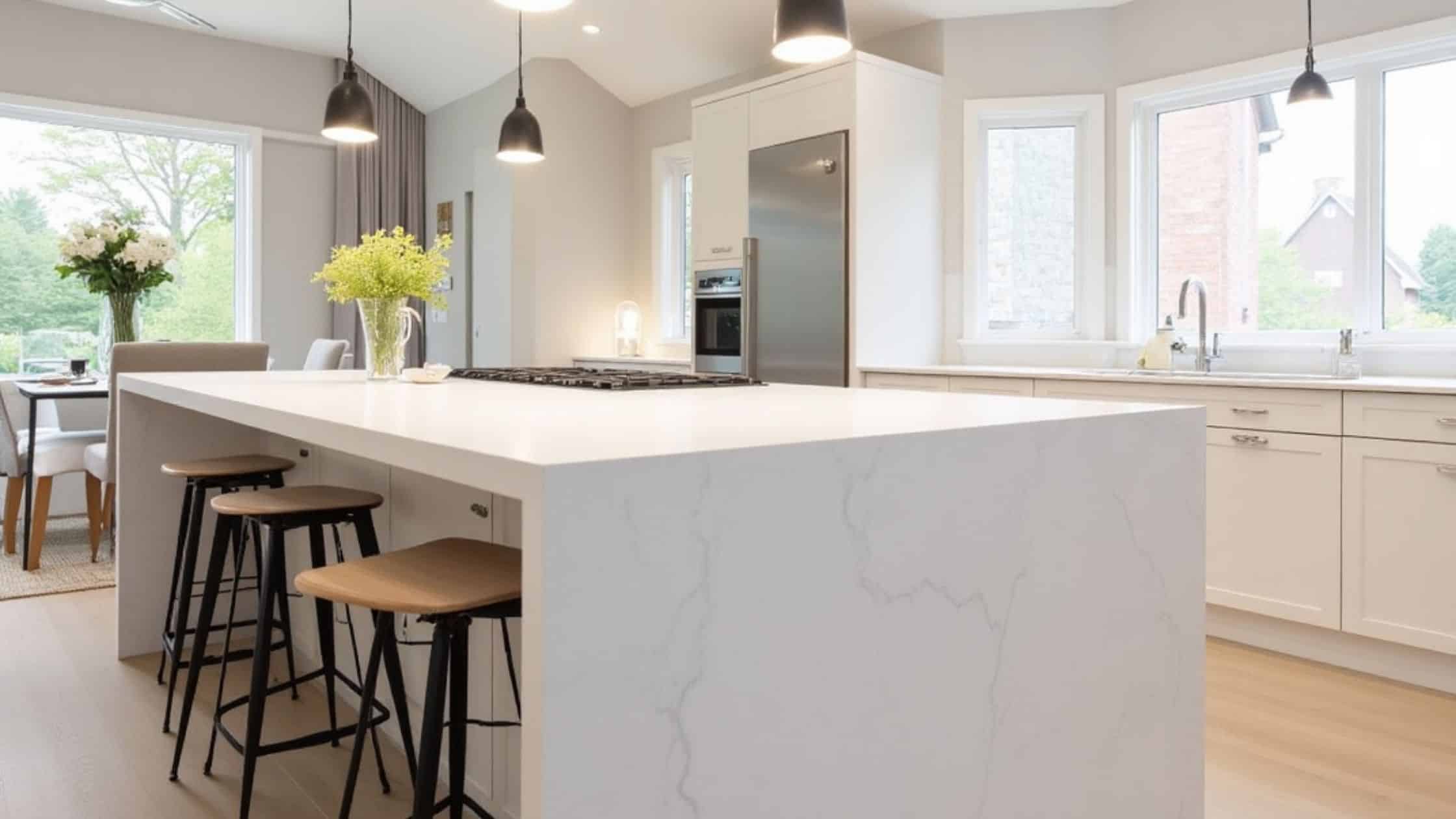 Cost of quartz countertops installed in Sacramento, CA