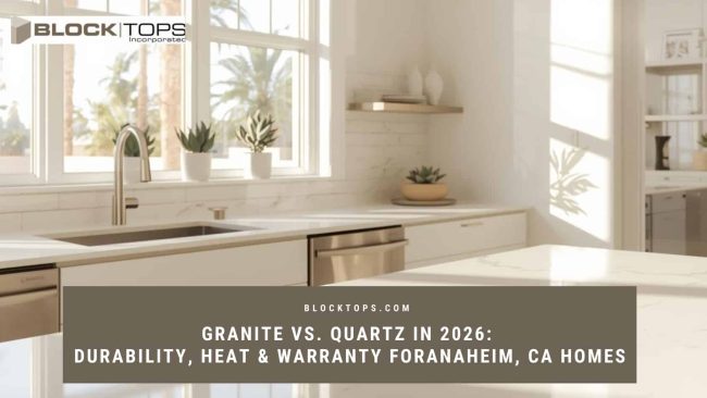 granite vs quartz 2026 Anaheim