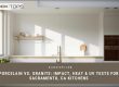 porcelain countertops vs granite Sacramento