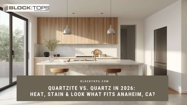 quartzite vs quartz 2026 Anaheim
