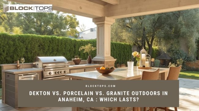 dekton vs porcelain vs granite