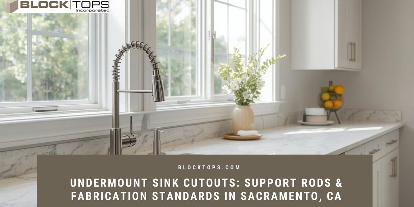 undermount sink cutout support