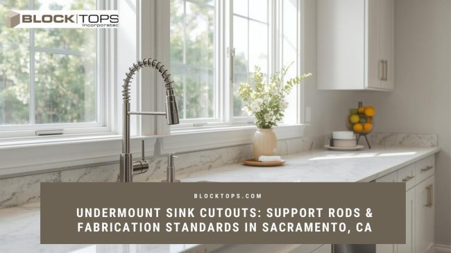 undermount sink cutout support