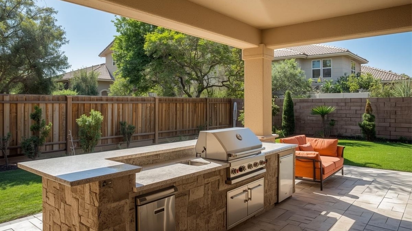 dekton vs porcelain vs granite outdoors Anaheim, CA 