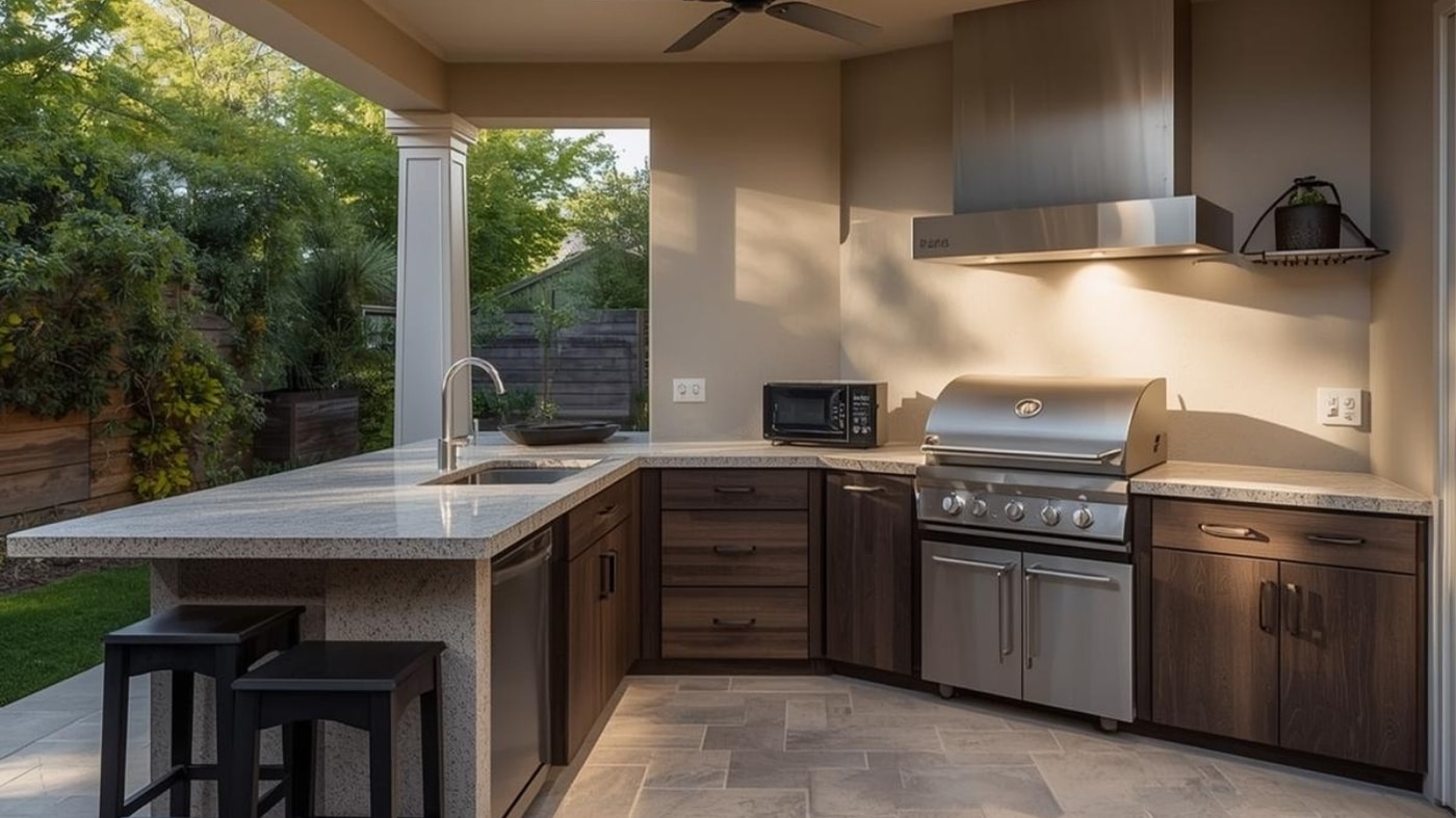 outdoor kitchen countertops Anaheim, CA
