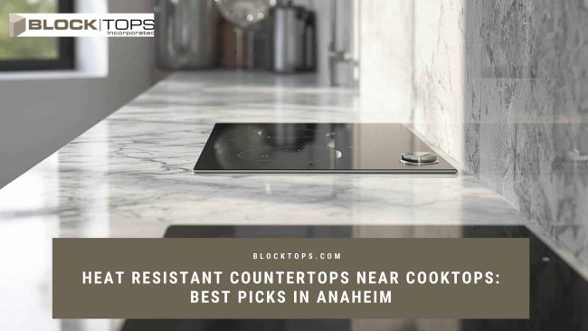heat resistant countertops near cooktop Anaheim