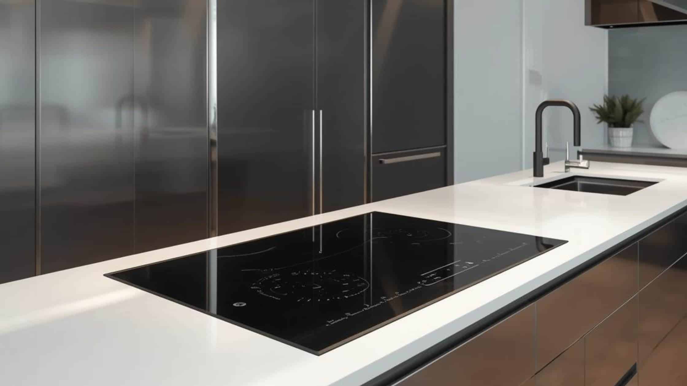 flush mount induction in stone Sacramento