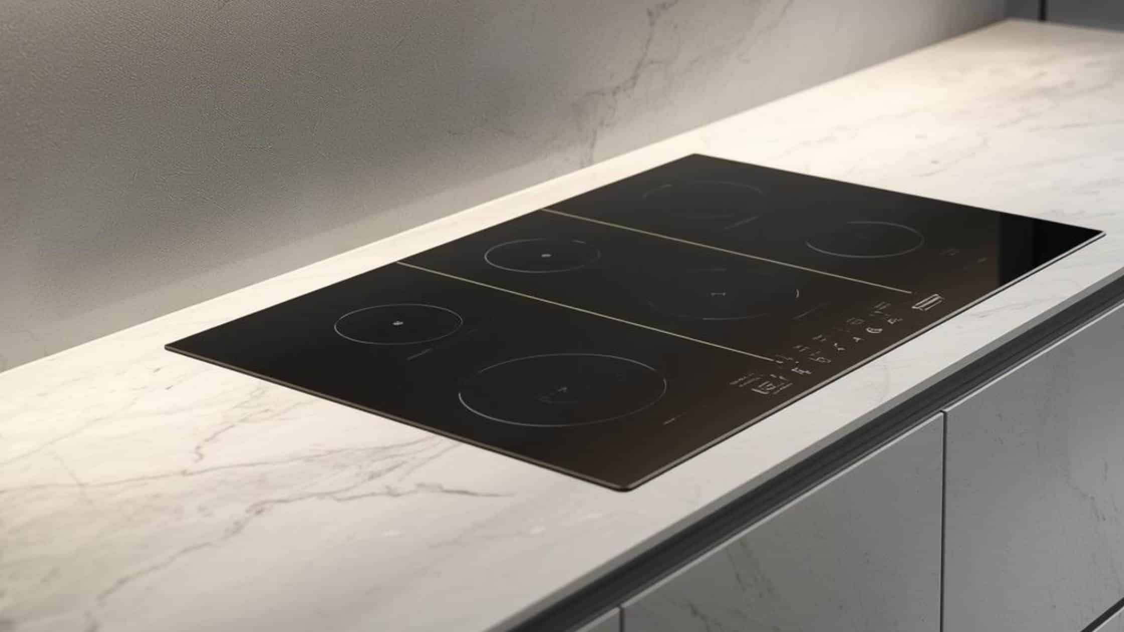 flush mount induction with quartz
