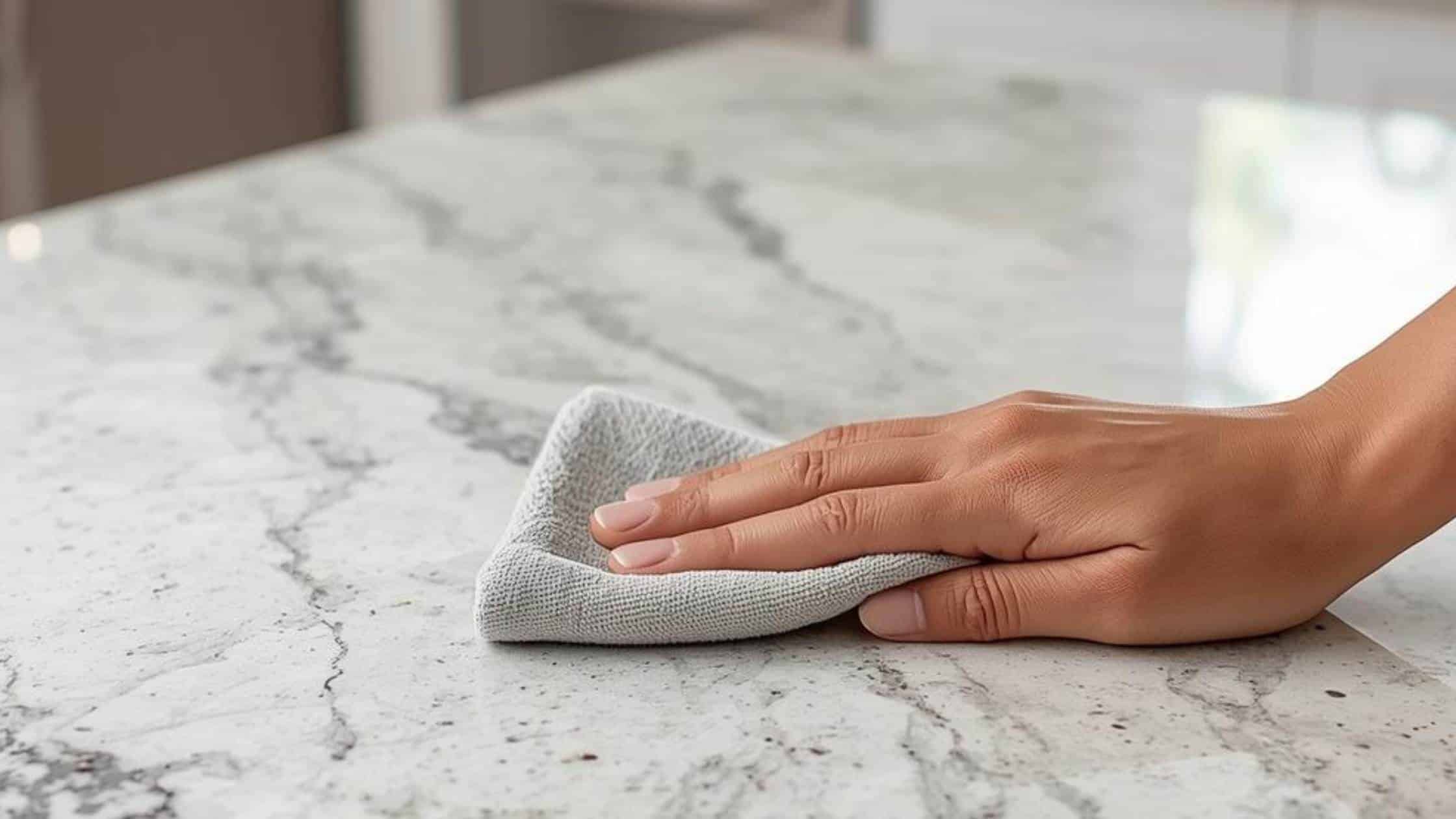 how to remove grease from quartz