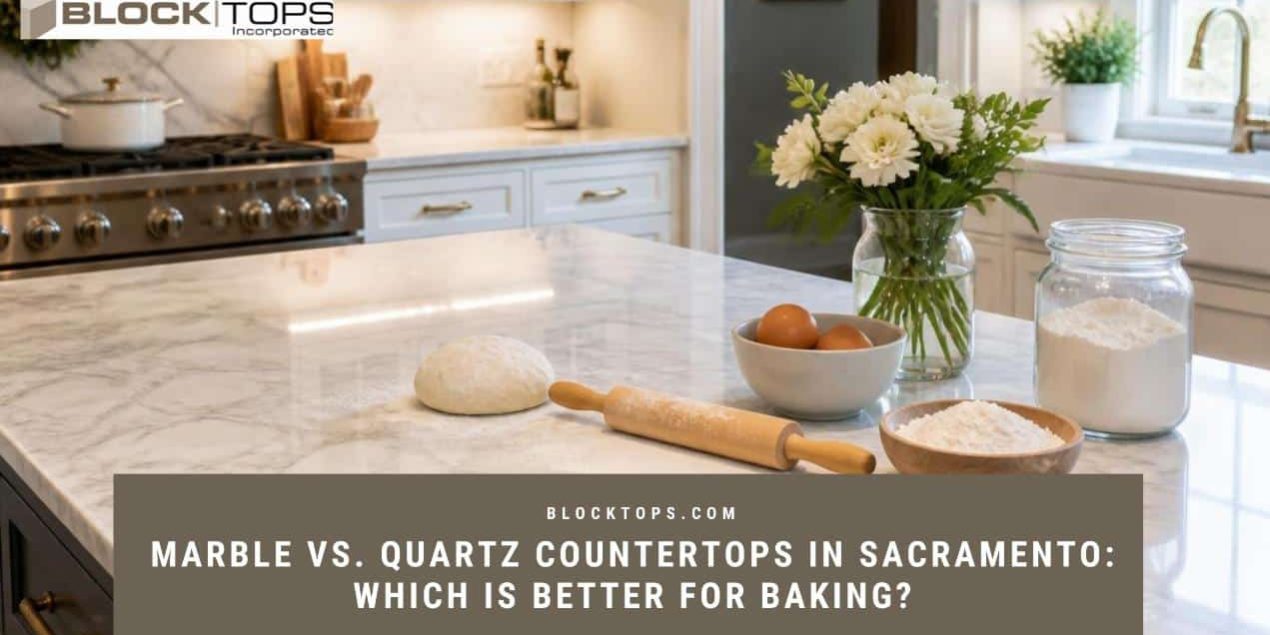 best countertop for baking marble vs quartz Sacramento