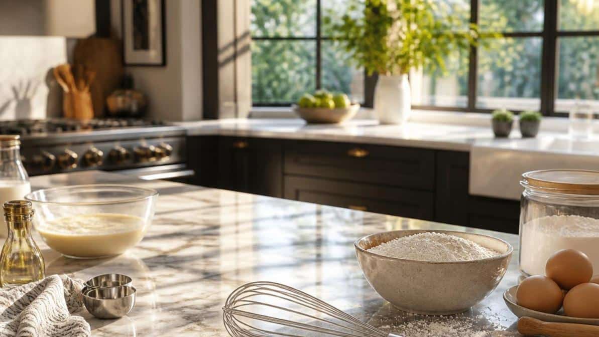 best countertop for baking marble vs quartz Sacramento